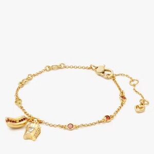 NWT Kate Spade: What A Snack Line Bracelet with Dustbag